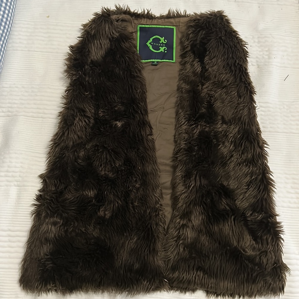 C Wonder Faux Fur Vest